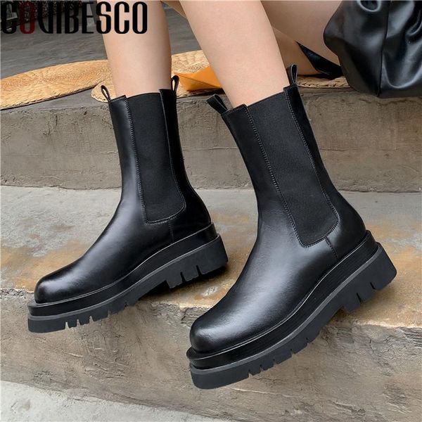 boots covibesco fashion elastic band genuine leather ladies platform chunky heels pumps autumn winter casual shoe woman, Black
boots covibesco fashion elastic band genuine leather ladies platform chunky heels pumps autumn winter casual shoe woman, Black