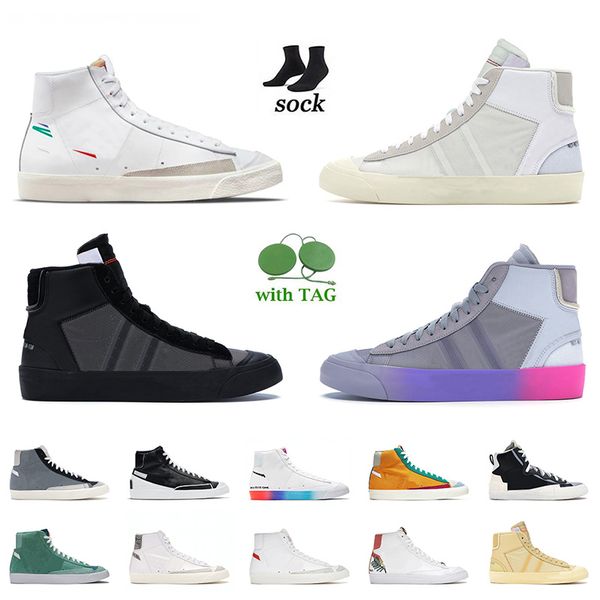 2022 new arrival designer vintage 77 blazer mid casual shoes mens women luxury blazers multi white grim reaper indigo catechu cool grey flat, Black
2022 new arrival designer vintage 77 blazer mid casual shoes mens women luxury blazers multi white grim reaper indigo catechu cool grey flat, Black