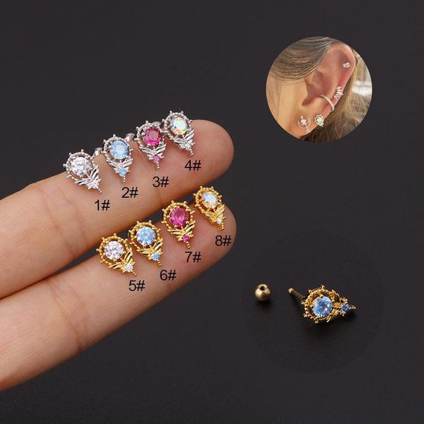 stud 1piece color zircon earrings for women 2021 trend fashion jewelry girls ear cuffs stainless steel piercing studs, Golden;silver
stud 1piece color zircon earrings for women 2021 trend fashion jewelry girls ear cuffs stainless steel piercing studs, Golden;silver