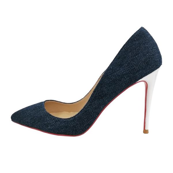 dress shoes big size 34-45 denim cloth shallow pointy toe 6/8//12cm high heels elegant classical deisgn women, Black
dress shoes big size 34-45 denim cloth shallow pointy toe 6/8//12cm high heels elegant classical deisgn women, Black