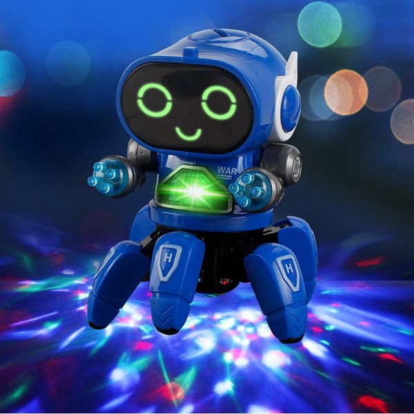new educational toy smart robot with six foot walking singing dancing and projection intelligent robot english study gifts adult
new educational toy smart robot with six foot walking singing dancing and projection intelligent robot english study gifts adult