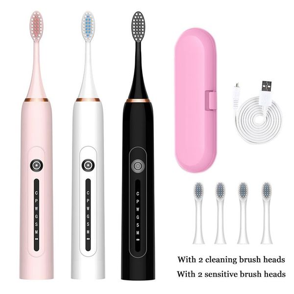 smart electric toothbrush usb rechargeable tooth brush electronic washable whitening relax teeth
smart electric toothbrush usb rechargeable tooth brush electronic washable whitening relax teeth