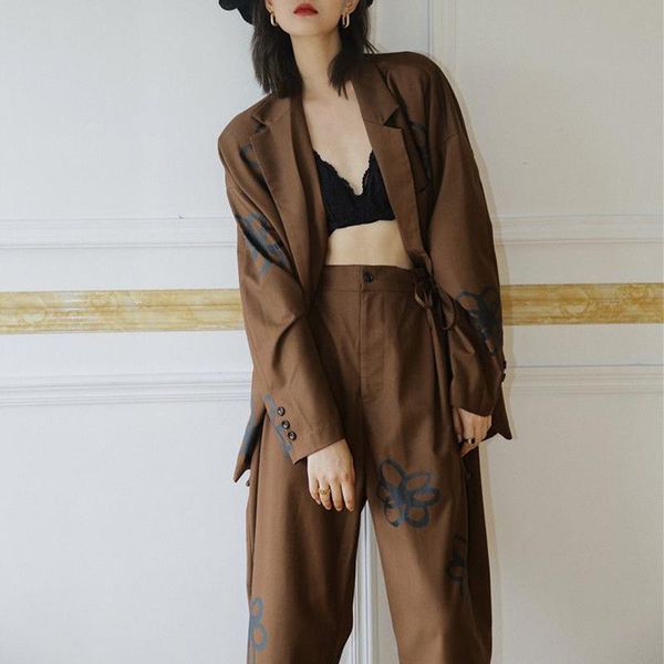 fashion streetwear 2021 designer blazer suits long sleeve pants suit office ladies two-piece sets woman coat women's two piece, White
fashion streetwear 2021 designer blazer suits long sleeve pants suit office ladies two-piece sets woman coat women's two piece, White