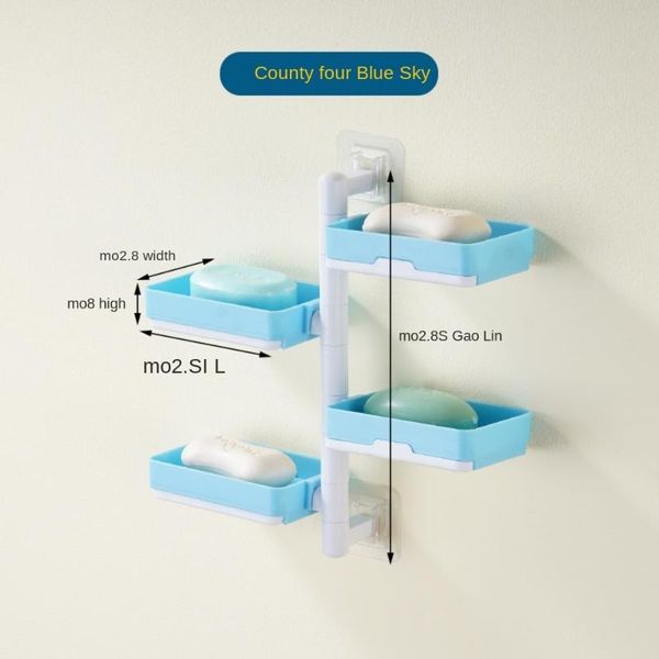 soap dishes toilet punching double layer rack rotatable wall with three box no creative bathroom drainage
soap dishes toilet punching double layer rack rotatable wall with three box no creative bathroom drainage