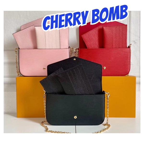 3 pieces set women handbag shoulder bag famous brand purses messenger bags female classic wallet with box small tote crossbody bag v88, Black;red
3 pieces set women handbag shoulder bag famous brand purses messenger bags female classic wallet with box small tote crossbody bag v88, Black;red