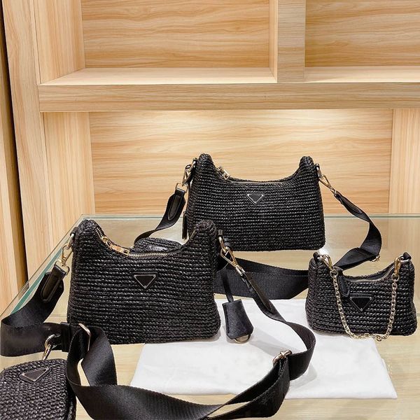 men and women luxury straw hobo bags designer fashion nylon shoulder strap coin wallets three piece crossbody bag handbags
men and women luxury straw hobo bags designer fashion nylon shoulder strap coin wallets three piece crossbody bag handbags