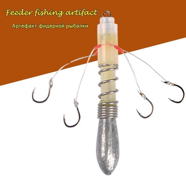 arrival feeder fishing artifact lead spring combination fishhook snakehead carp fish gear explosion hook raft nerve jig head hooks
arrival feeder fishing artifact lead spring combination fishhook snakehead carp fish gear explosion hook raft nerve jig head hooks