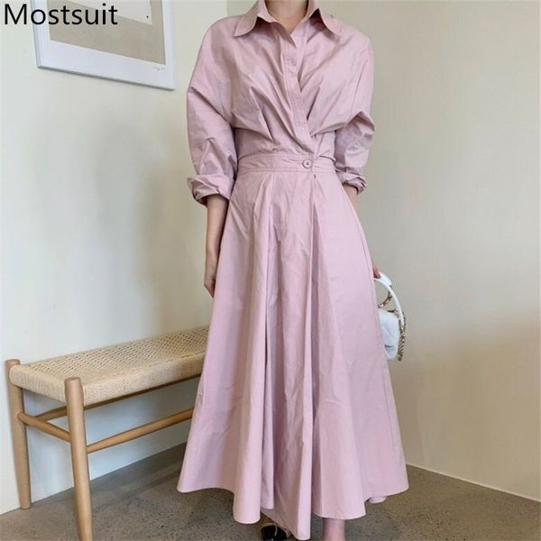 autumn korean stylish women pleated long maxi dress sleeve turn-down collar dresses fashion office ladies vestidos 210518, Black;gray
autumn korean stylish women pleated long maxi dress sleeve turn-down collar dresses fashion office ladies vestidos 210518, Black;gray