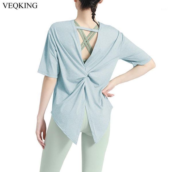 yoga outfit veqking back split bandage shirt women's quick drying running t-shirt breathable short sleeve gym fitness sports top
yoga outfit veqking back split bandage shirt women's quick drying running t-shirt breathable short sleeve gym fitness sports top