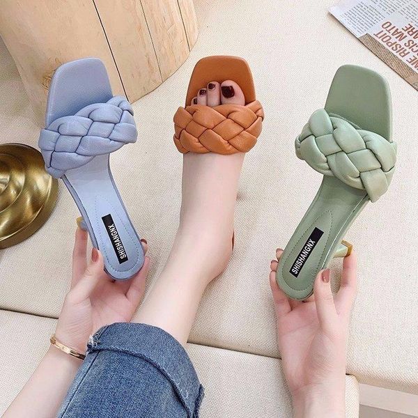slippers weave designer women slipper ladies thin high heel sandal 2021 summer slip-on open toe brown outdoor slides flip flop shoe, Black
slippers weave designer women slipper ladies thin high heel sandal 2021 summer slip-on open toe brown outdoor slides flip flop shoe, Black