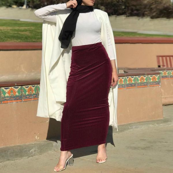 skirts 2021 women striped stretch temperament slim knit bag hip ankle solid female all season women's casual loose skirt streetwear, Black
skirts 2021 women striped stretch temperament slim knit bag hip ankle solid female all season women's casual loose skirt streetwear, Black