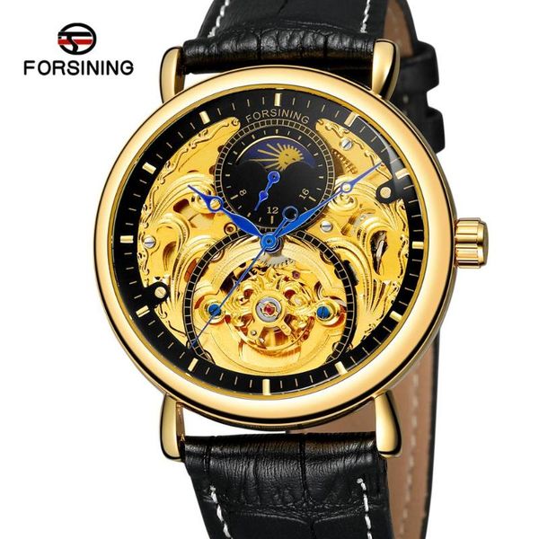 wristwatches forsining 2021 luxury skeleton clock male moon phase fashion blue hands waterproof men's automatic watches brand, Slivery;brown
wristwatches forsining 2021 luxury skeleton clock male moon phase fashion blue hands waterproof men's automatic watches brand, Slivery;brown