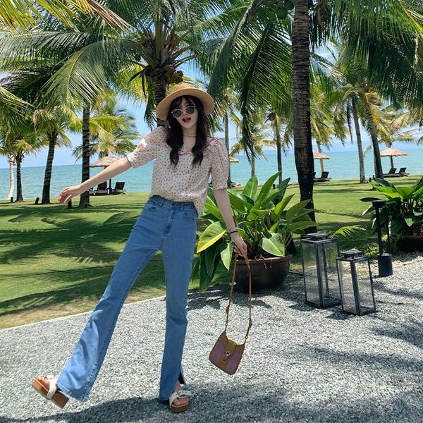 women's jeans blue ripped women 2021 summer 100 thin high-waisted flared pants tide
women's jeans blue ripped women 2021 summer 100 thin high-waisted flared pants tide