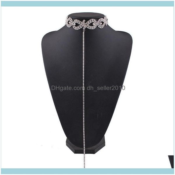 necklaces & pendants jewelryfashion crystal rhinestone chocker necklace long tassel collares choker for women fine jewelry chokers drop deli, Golden;silver
necklaces & pendants jewelryfashion crystal rhinestone chocker necklace long tassel collares choker for women fine jewelry chokers drop deli, Golden;silver