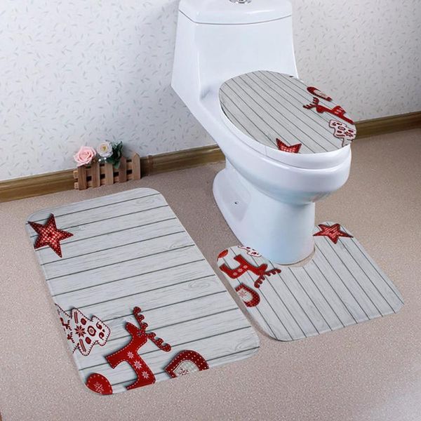 bath mats 3pcs/set practical floor mat bathroom rug set non-slip xmas decor christmas printed toilet seat cover accessories
bath mats 3pcs/set practical floor mat bathroom rug set non-slip xmas decor christmas printed toilet seat cover accessories