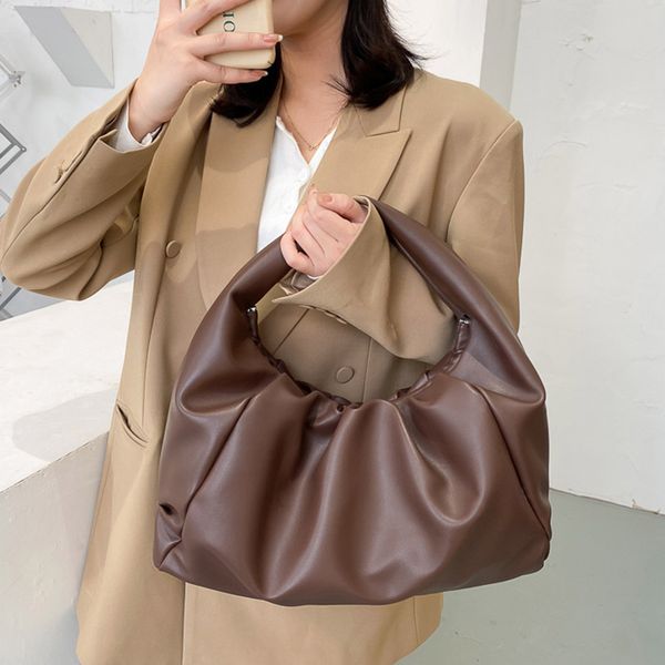 handle bags for women genuine soft leather hand bag ladies clutch purses female dumpling shoulder large pouch
handle bags for women genuine soft leather hand bag ladies clutch purses female dumpling shoulder large pouch