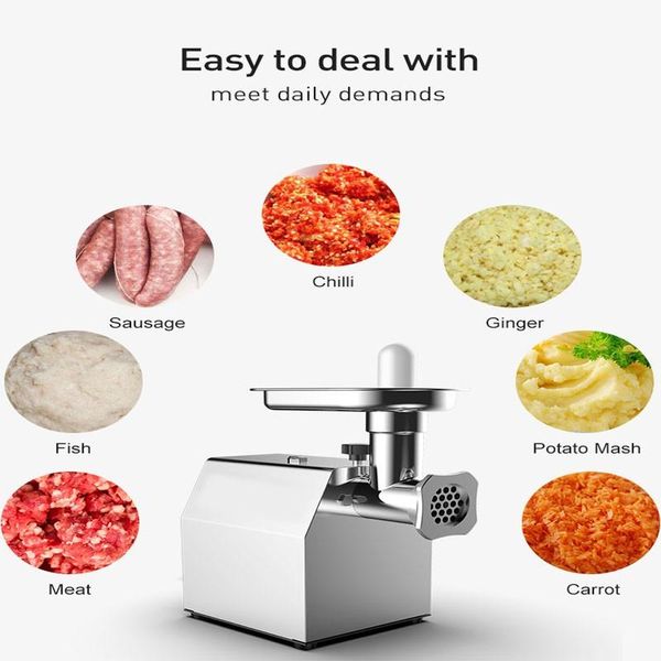 meat grinders commercial heavy duty full machine stainless steel electric mincer, head and case
meat grinders commercial heavy duty full machine stainless steel electric mincer, head and case