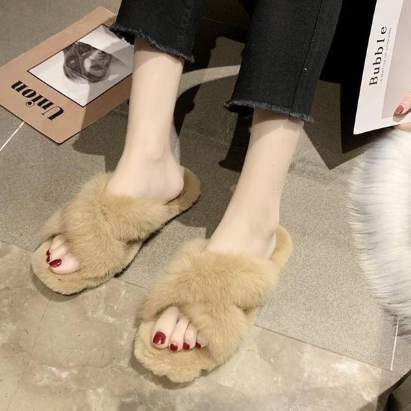 -coming women slippers autumn winter korean flat fashion cross design plush indoor female zapatos de mujer, Black
-coming women slippers autumn winter korean flat fashion cross design plush indoor female zapatos de mujer, Black