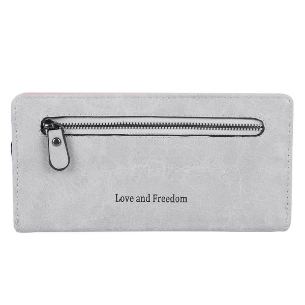 wallets women purse pu leather zipper long wallet female bag vintage simple fashion, Red;black
wallets women purse pu leather zipper long wallet female bag vintage simple fashion, Red;black