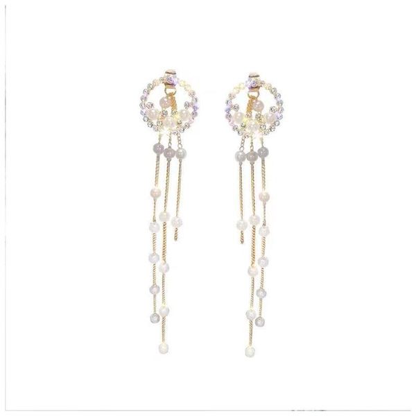 dangle & chandelier s925 post fashionable long pearl tassel earrings fashion wild fresh super fairy female, Silver
dangle & chandelier s925 post fashionable long pearl tassel earrings fashion wild fresh super fairy female, Silver