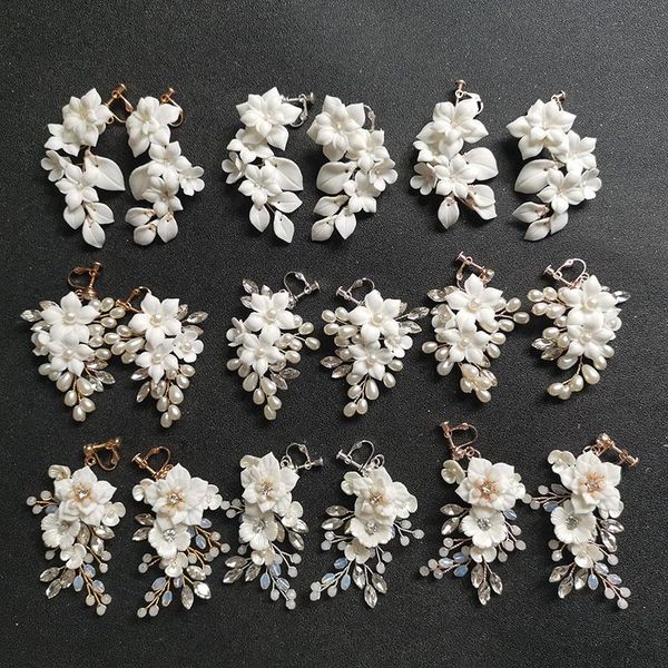 dangle & chandelier slbridal handmade rhinestones crystals pearl ceram flower bridal earring wedding fashion women jewelry, Silver
dangle & chandelier slbridal handmade rhinestones crystals pearl ceram flower bridal earring wedding fashion women jewelry, Silver
