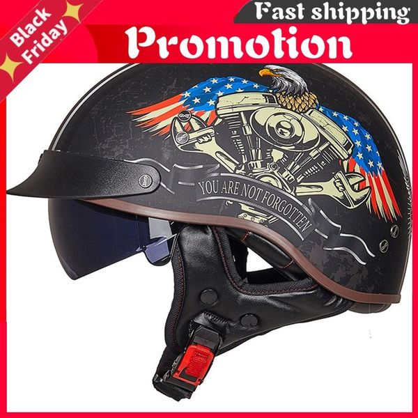 retro motorcycle helmet vintage casco moto open face scooter biker motorbike racing riding with dot certification helmets
retro motorcycle helmet vintage casco moto open face scooter biker motorbike racing riding with dot certification helmets