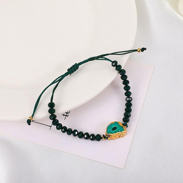 link, chain retro acrylic irregular dark green beaded bracelet creative design resin braided bangle tide wild accessories women, Black
link, chain retro acrylic irregular dark green beaded bracelet creative design resin braided bangle tide wild accessories women, Black