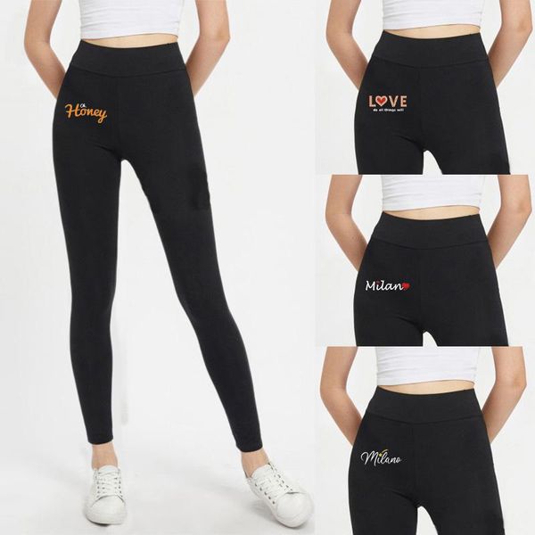 women legging letter print long pants fitness sports running gym wear fashion elastic slim sportswear black push up seamless women's &, Black;white
women legging letter print long pants fitness sports running gym wear fashion elastic slim sportswear black push up seamless women's &, Black;white
