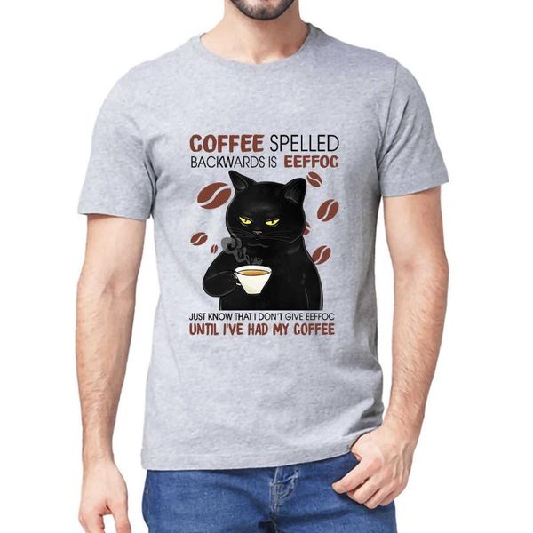 men's t-shirts 100% premium cotton black cat coffee spelled backwards is eeffoc funny lover t shirt vintage women tee, White;black
men's t-shirts 100% premium cotton black cat coffee spelled backwards is eeffoc funny lover t shirt vintage women tee, White;black