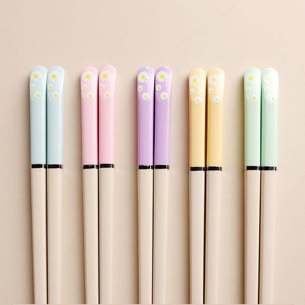 chopsticks kitchen supplies japanese style non-slip tableware nice gift sunflower pattern alloy 1pair for household 24.3cm
chopsticks kitchen supplies japanese style non-slip tableware nice gift sunflower pattern alloy 1pair for household 24.3cm