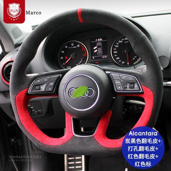 auto alcantara suede for audi s3 a5 a7 s6 audi tt s5 r8 hand-sewn steering wheel cover hand grip auto parts car accessories
auto alcantara suede for audi s3 a5 a7 s6 audi tt s5 r8 hand-sewn steering wheel cover hand grip auto parts car accessories