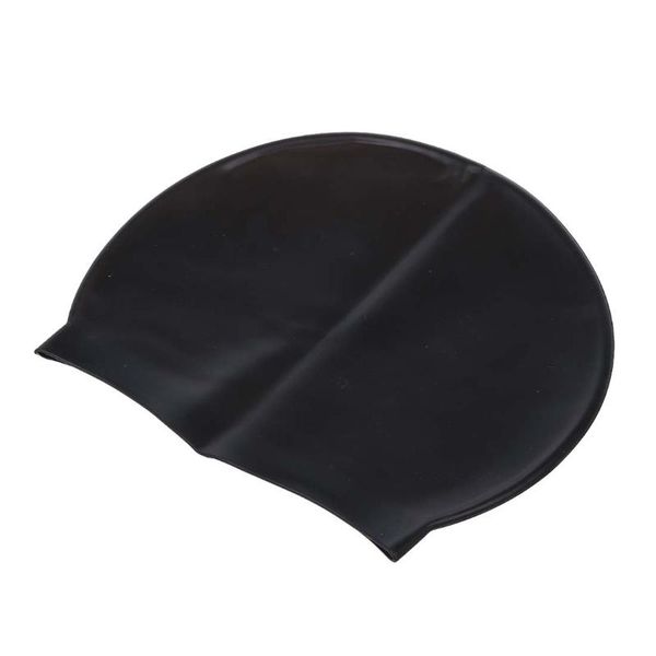 black durable stylish sporty latex swimming cap hat caps 
black durable stylish sporty latex swimming cap hat caps