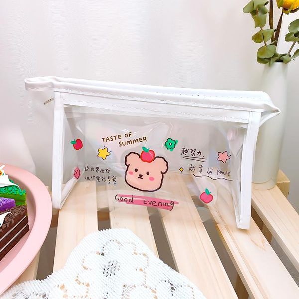 cosmetic bags & cases ins cute cartoon transparent bag net red girl heart travel storage portable waterproof toiletry
cosmetic bags & cases ins cute cartoon transparent bag net red girl heart travel storage portable waterproof toiletry