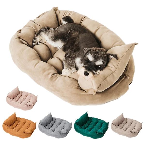kennels & pens soft dog bed kennel suede cats dogs cushion washable pet lounger breathable mat blanket supplies for small medium large
kennels & pens soft dog bed kennel suede cats dogs cushion washable pet lounger breathable mat blanket supplies for small medium large