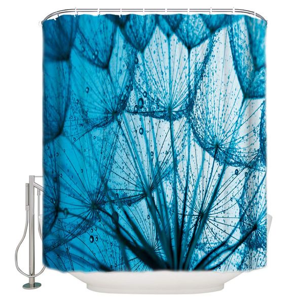 dandelion plant waterdrop fabric shower curtain blue bathroom decor sets with hooks, stall
dandelion plant waterdrop fabric shower curtain blue bathroom decor sets with hooks, stall