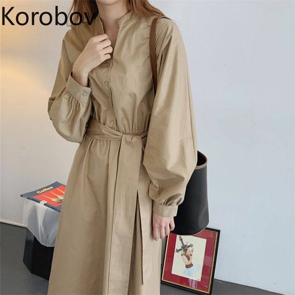 korobov korean vestidos femme new arrival lacing bow women dress spring summer long sleeve oversize female dresses 210430, Black;gray
korobov korean vestidos femme new arrival lacing bow women dress spring summer long sleeve oversize female dresses 210430, Black;gray