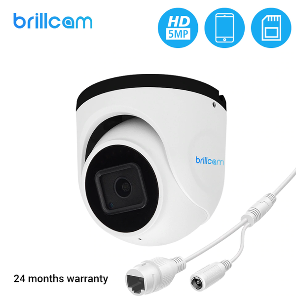 brillcam 5mp poe ip camera h.265 dome cctv onvif for nvr system plug&play indoor home security surveillance ir cut cameras
brillcam 5mp poe ip camera h.265 dome cctv onvif for nvr system plug&play indoor home security surveillance ir cut cameras