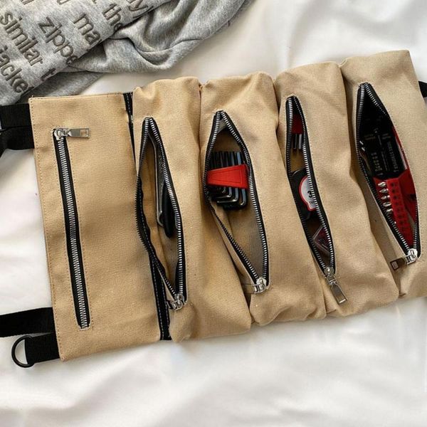 roll tool multi-purpose up bag wrench pouch hanging zipper carrier tote household storage supplies boxes & bins
roll tool multi-purpose up bag wrench pouch hanging zipper carrier tote household storage supplies boxes & bins