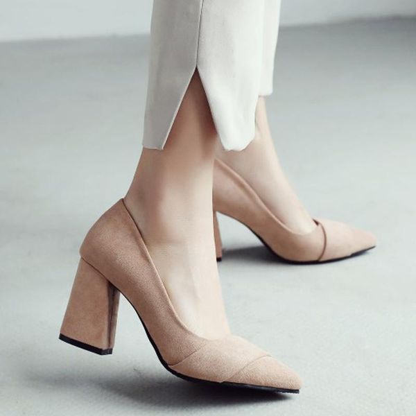 dress shoes plus size 33-46 fashion office women's thick heel pointed toe pumps flock splicing high-heeled black beige pink
dress shoes plus size 33-46 fashion office women's thick heel pointed toe pumps flock splicing high-heeled black beige pink