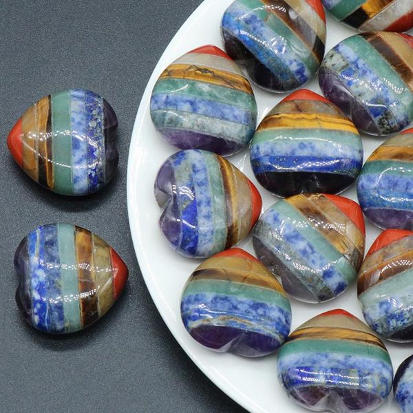 other natural semi-precious stone furnishing articles seven chakras heart shape diy jewelry making home decoration gift
other natural semi-precious stone furnishing articles seven chakras heart shape diy jewelry making home decoration gift