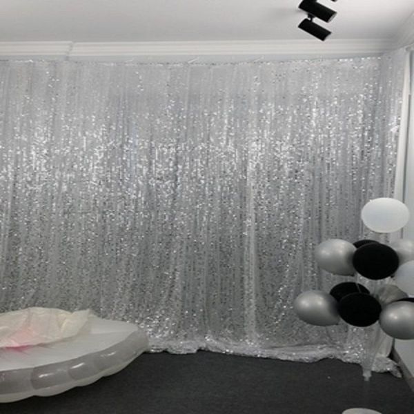 party decoration 10ftx20ft silver bling sequin curtain wedding backdrop po booth birthday pography background drape 
party decoration 10ftx20ft silver bling sequin curtain wedding backdrop po booth birthday pography background drape