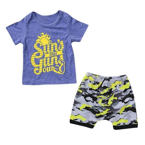 clothing sets fashion born boy summer baby tracksuit letter print t-shirt camouflage shorts outfit 2pcs boys clothes set, White
clothing sets fashion born boy summer baby tracksuit letter print t-shirt camouflage shorts outfit 2pcs boys clothes set, White