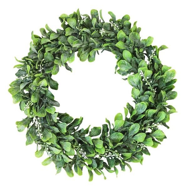 1pc emulated green plant hanging wreath american style wedding garland decor decorative flowers & wreaths
1pc emulated green plant hanging wreath american style wedding garland decor decorative flowers & wreaths