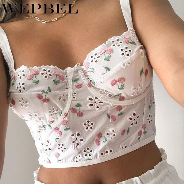 women's tanks & camis wepbel fashion cherry print lace spaghetti straps bra lingerie crop sleeveless halter hollow out short shirt, White
women's tanks & camis wepbel fashion cherry print lace spaghetti straps bra lingerie crop sleeveless halter hollow out short shirt, White