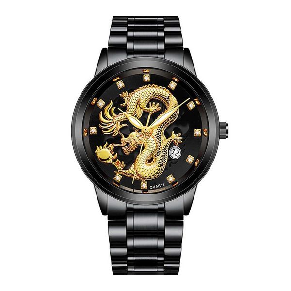 wristwatches luxury men steel strap wristwatch golden dragon figure fashion domineering quartz watch business automatic gift man, Slivery;brown
wristwatches luxury men steel strap wristwatch golden dragon figure fashion domineering quartz watch business automatic gift man, Slivery;brown