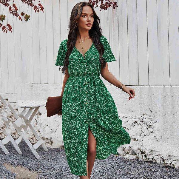 dress floral print slit maxi dress women 2021 summer lace button up short sleeve v neck ladies casual elegant vintage long dresses nozo, Black;gray
dress floral print slit maxi dress women 2021 summer lace button up short sleeve v neck ladies casual elegant vintage long dresses nozo, Black;gray