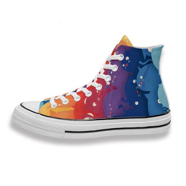 custom printed cat silhouettes sneakers high mens womens running shoes skateboard diy trainers canvas casual shoe
custom printed cat silhouettes sneakers high mens womens running shoes skateboard diy trainers canvas casual shoe