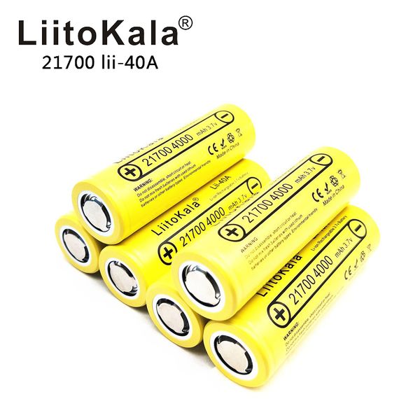 5pcs liitokala lii-40a 21700 4000mah rechargeable li-ion battery 3.7 v 15a power 5c discharge cell
5pcs liitokala lii-40a 21700 4000mah rechargeable li-ion battery 3.7 v 15a power 5c discharge cell