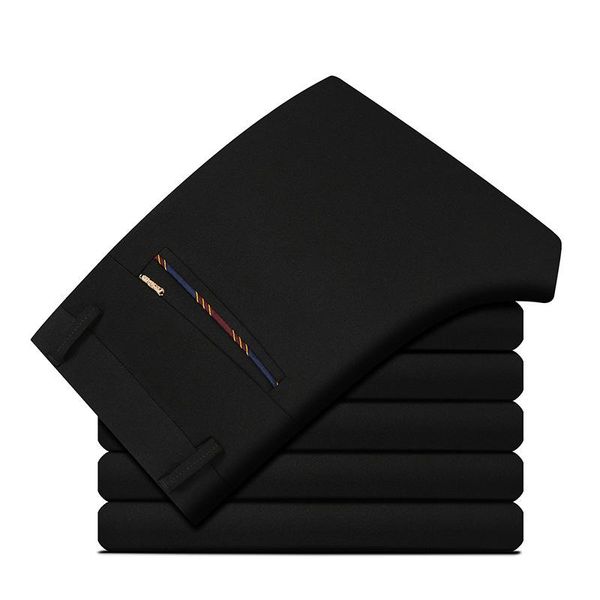 men's pants spring business casual brand straight pant autumn man cotton black work large size classic blue long trousers
men's pants spring business casual brand straight pant autumn man cotton black work large size classic blue long trousers