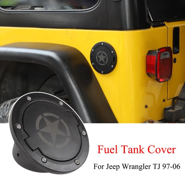 black gas cap fuel tank cover for jeep wrangler tj 97-06 auto exterior accessories five-pointed star
black gas cap fuel tank cover for jeep wrangler tj 97-06 auto exterior accessories five-pointed star